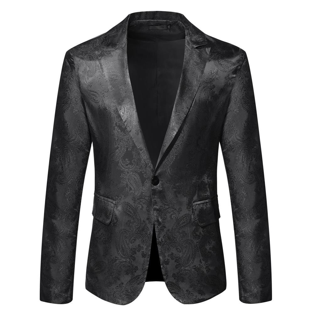 Herren eleganter Blazer mit Paisleymuster