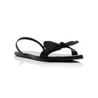 Damen Zehentrenner-Sandalen mit süßem Schleifendetail und komfortablem Fußbett R&B