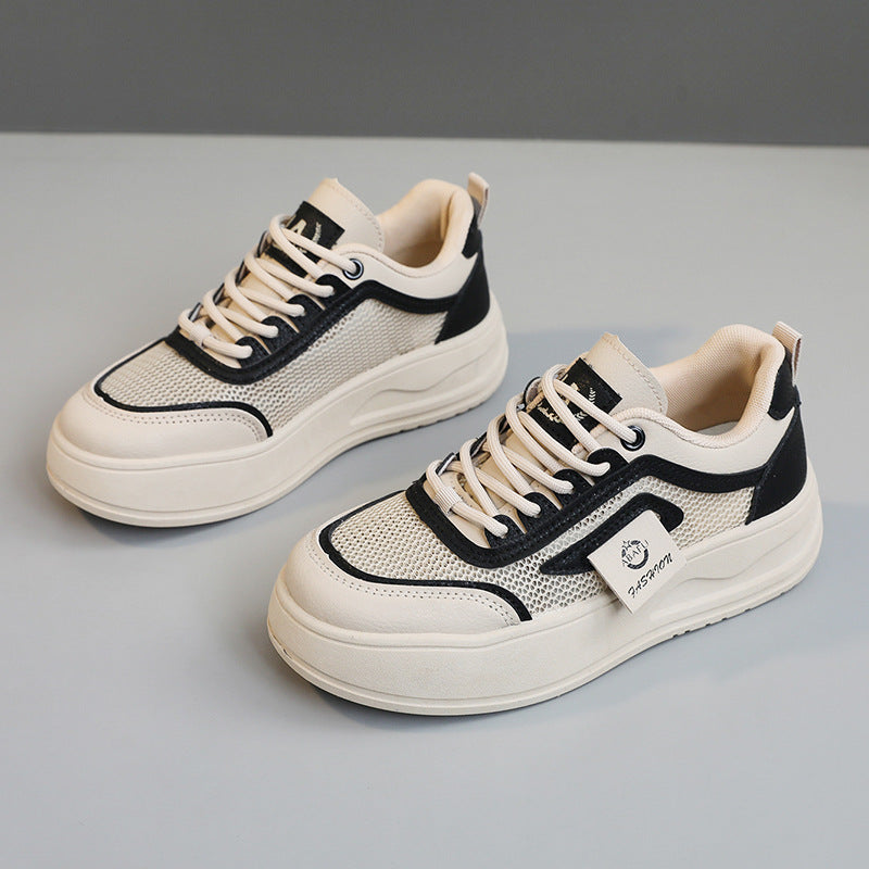 Damen sportliche Sneakers mit atmungsaktivem Mesh und dämpfendem Sohlenprofil R&B
