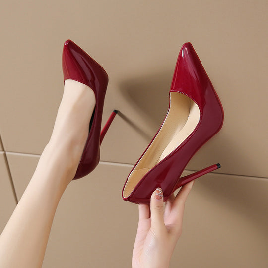 Damen elegante High Heels mit roter Sohle R&B