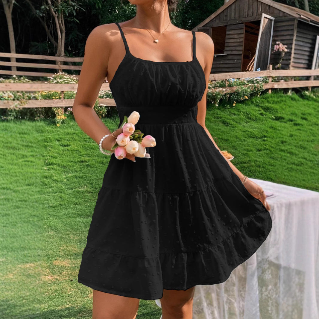 Damen Sommerliches Kleid mit Volantdesign R&B