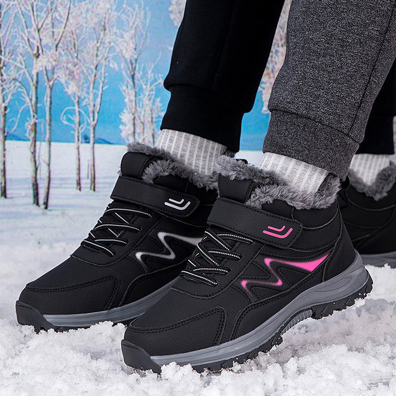 Damen Winterstiefel mit isolierendem Warmfutter und praktischem Klettverschluss R&B