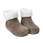 Damen elegante Fleece-Stiefel mit weichem Innenfutter und rutschfester Sohle R&B