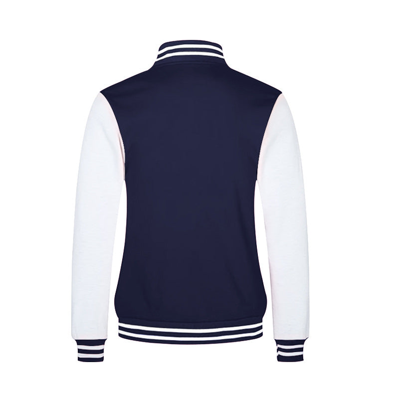 Herren Varsity-Jacke mit kontrastierenden Ärmeln und sportlichem Design