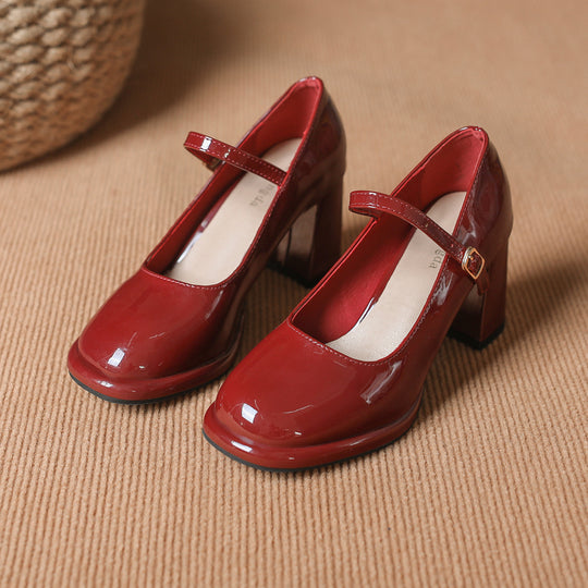 Damen Slingback-Pumps mit elegantem Fesselriemen und komfortablem Blockabsatz Heidi Mode