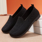 Damen Atmungsaktive Freizeit-Slipper aus flexiblem Strickmaterial R&B