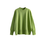 Damen Oversized Strickpullover mit Rippenbund R&B