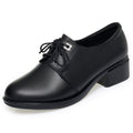 Damen Elegante Schnürschuhe mit modischem Absatz und komfortablem Innenfutter