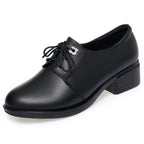Damen Elegante Schnürschuhe mit modischem Absatz und komfortablem Innenfutter