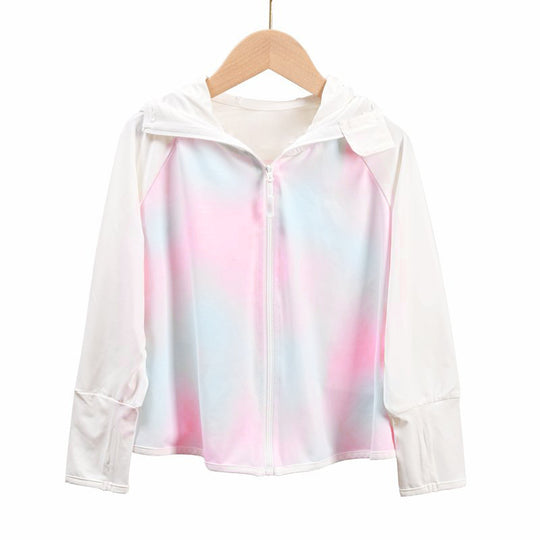 Kinder Sonnenschutzjacke mit Kapuze und atmungsaktivem Stoff R&B