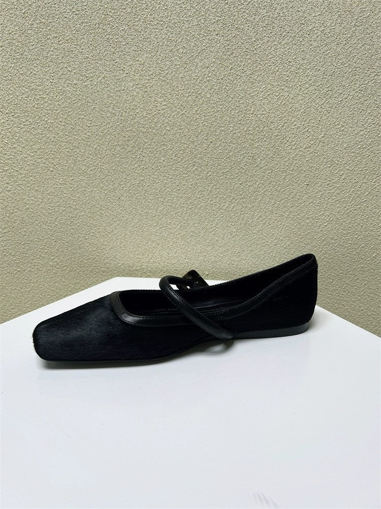 Damen Ballerinas mit elegantem Riemen