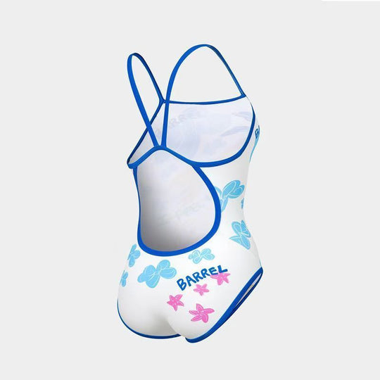 Damen Einteiler Badeanzug mit kreativem grafischen Design R&B