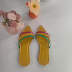 Damen Trendige Riemchen-Sandalen mit spitzem Zehenbereich R&B