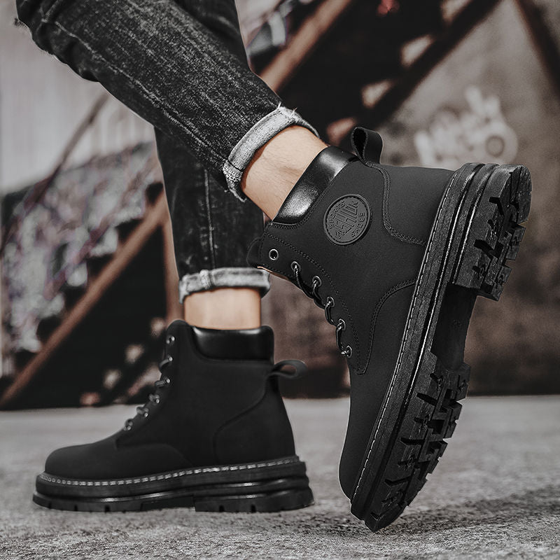 Damen Modische Winterstiefel mit stabiler Sohle und warmem Innenfutter