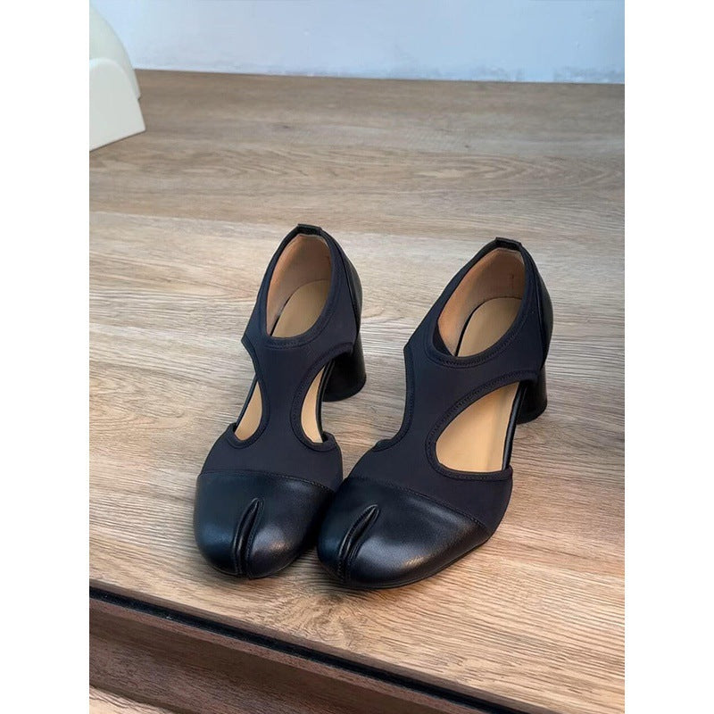 Damen Elegante Absatzschuhe mit Cut-Out-Design