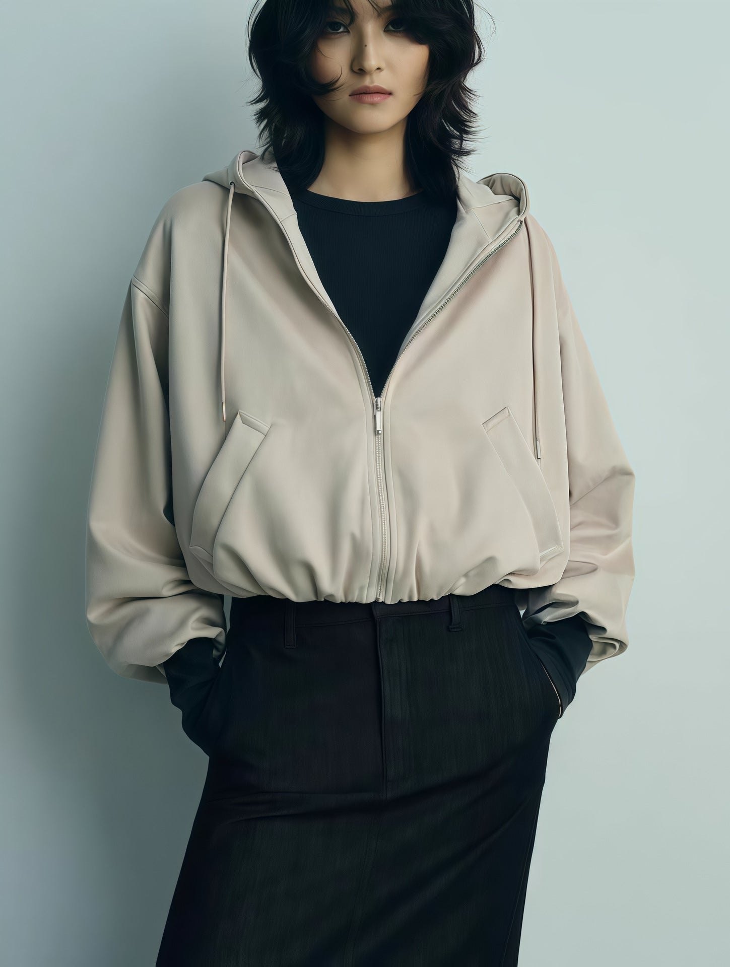 Damen Oversized Sportjacke mit praktischen Taschen und modernem Schnitt R&B