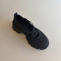 Damen Bequeme Slipper mit stylischem Kreuzband und dicker Profilsohle R&B