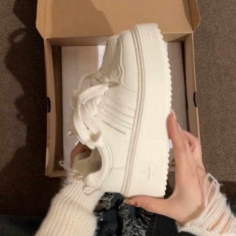 Damen Chunky Sneakers mit stabiler Plateau-Sohle und atmungsaktivem Obermaterial R&B