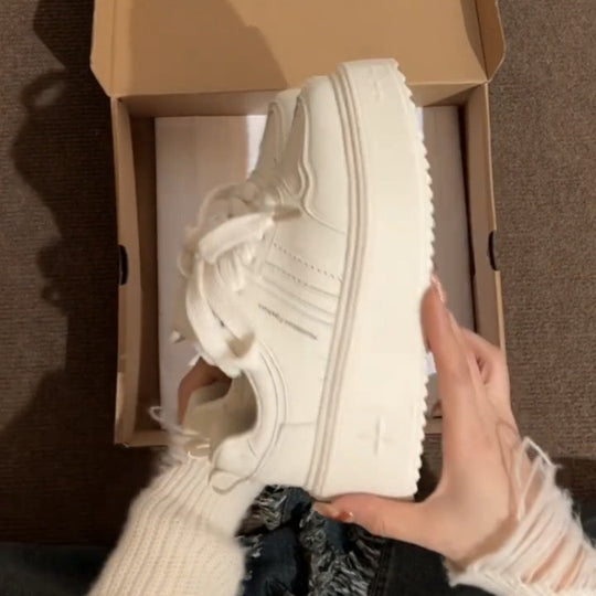 Damen Chunky Sneakers mit stabiler Plateau-Sohle und atmungsaktivem Obermaterial R&B