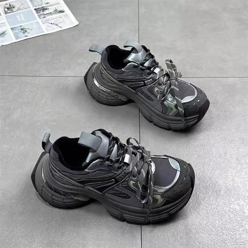 Damen modische und komfortable Sneakers mit dämpfender Sohle und sportlichem Design R&B