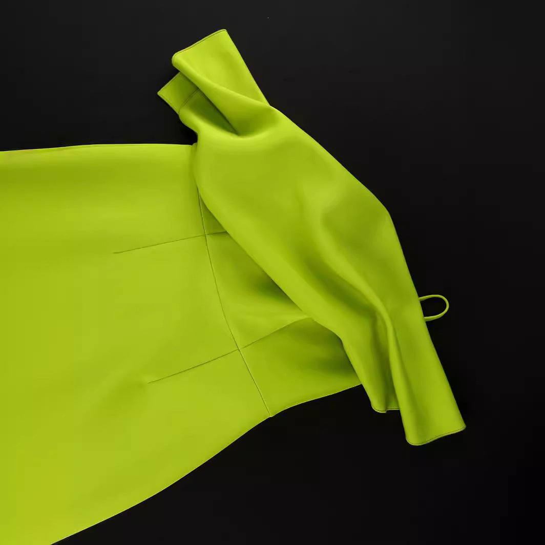 Damen Elegantes Maxikleid mit asymmetrischem Design und Drapierung R&B