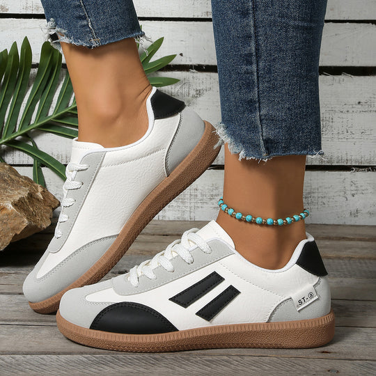 Damen sportliche Sneakers mit griffiger Laufsohle und atmungsaktivem Obermaterial R&B