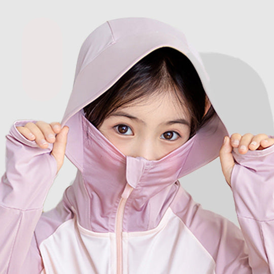 Kinder UV-Schutzjacke mit Kapuze und atmungsaktiven Eigenschaften R&B