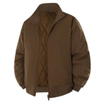 Herren modische Steppjacke mit hohem Kragen R&B