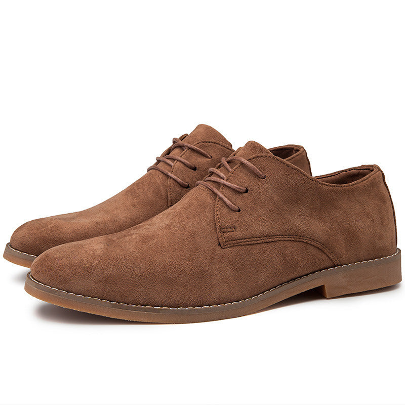 Herren Elegante Schnürschuhe aus weichem Wildleder R&B