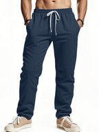 Herren komfortable Freizeithose mit gestreiftem Design R&B
