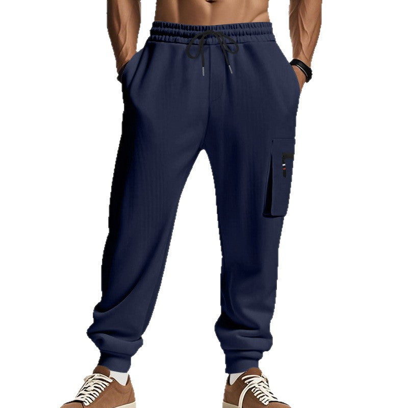 Herren Cargohose mit praktischen Seitentaschen und elastischem Bund R&B