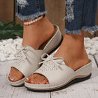 Damen Clogs mit modischem Flecht-Design und komfortablem Fußbett R&B