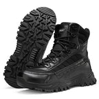 Herren Tactical Wanderstiefel mit hohem Knöchelschutz und rutschfester Sohle R&B
