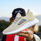 Damen Sportliche Sneakers mit elastischem Einstieg und rutschfester Sohle R&B