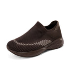Damen Sportliche Slip-On Sneakers mit rutschfester Sohle und atmungsaktivem Obermaterial