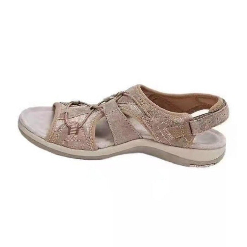 Damen Riemchen-Sandalen mit komfortabler Schnallenverstellung und atmungsaktivem Obermaterial R&B