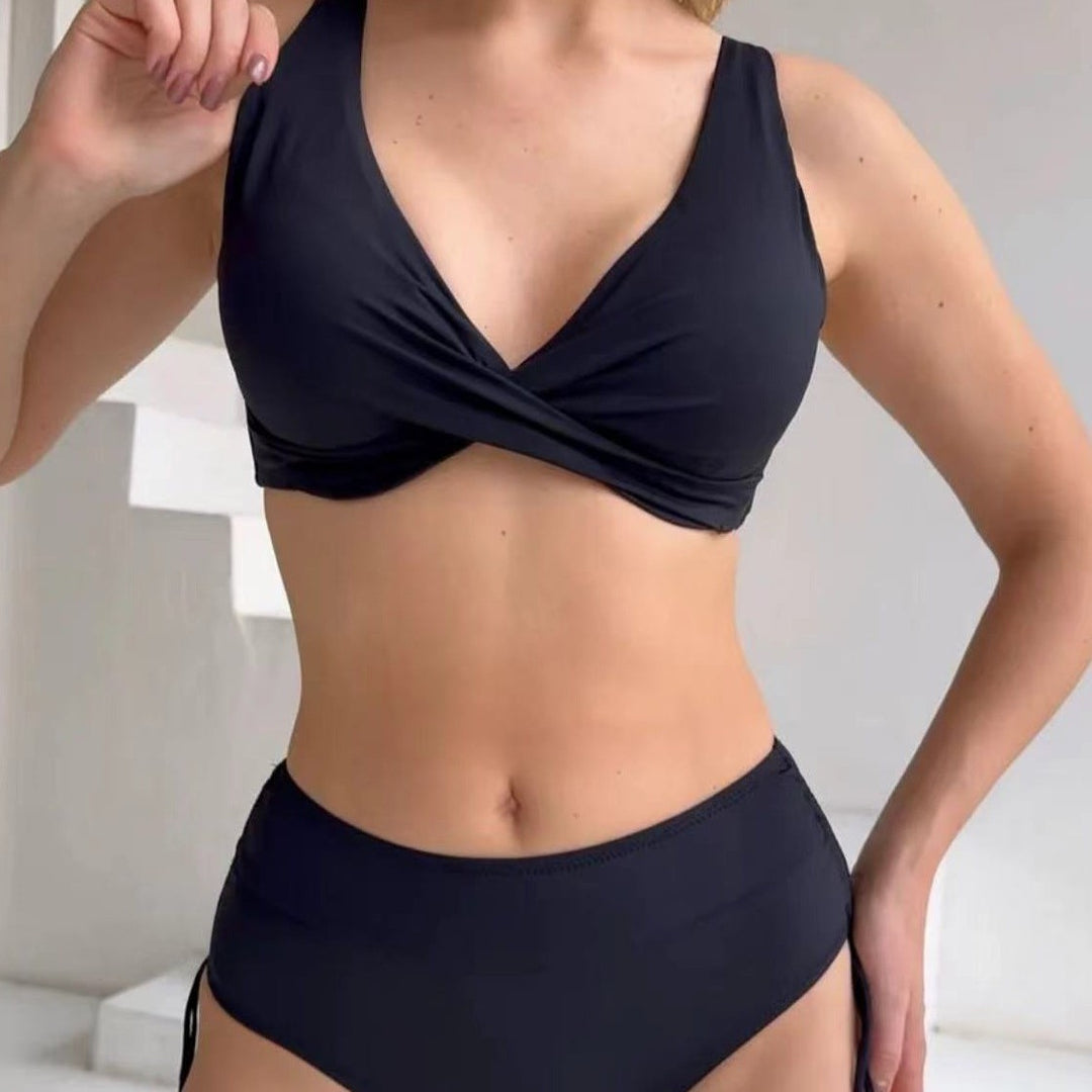 Damen Wickel-Bikini mit verstellbaren Trägern R&B