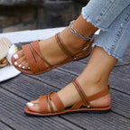 Damen Bequeme Riemchen-Sandalen R&B