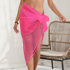 Damen eleganter Netz-Strandsarong mit Quasten R&B
