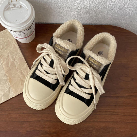Damen Bequeme Sneakers mit kuscheligem Innenfutter und strapazierfähiger Sohle R&B