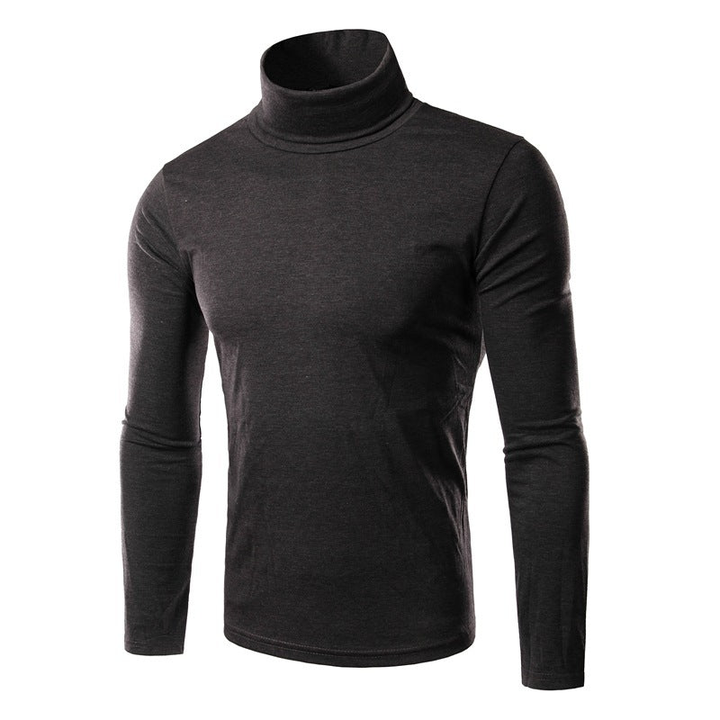 Herren eleganter Rollkragenpullover aus bequemen Stretchmaterial R&B