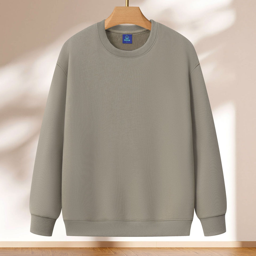 Damen lässiges Sweatshirt mit breiten Schultern und weichem Innenfutter R&B