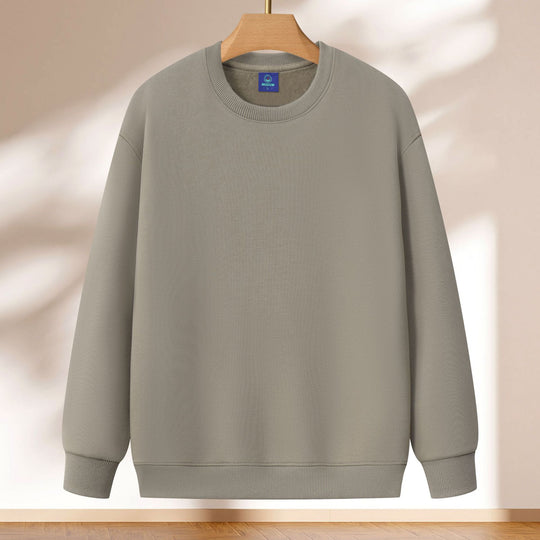 Damen lässiges Sweatshirt mit breiten Schultern und weichem Innenfutter R&B