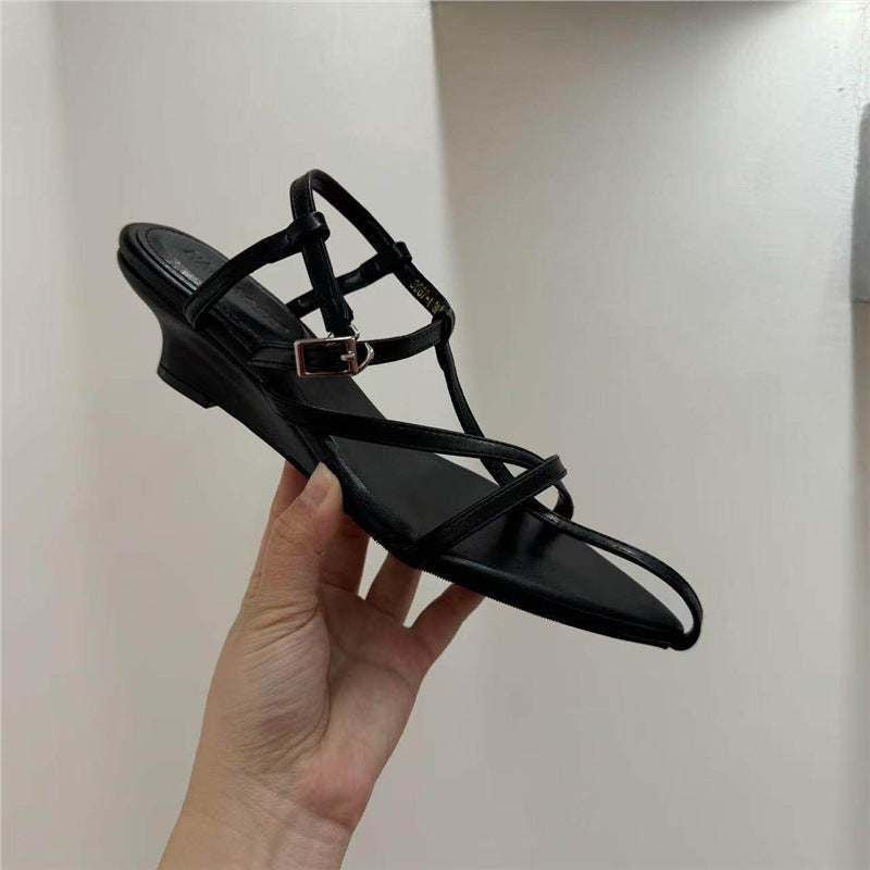 Damen spitze Slingback Sandalen mit elegantem Riemendesign R&B