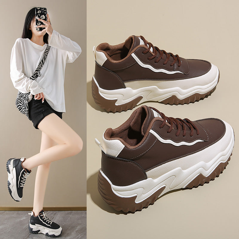 Damen Sportliche High-Top Sneakers mit rutschfester Sohle und ergonomischer Dämpfung R&B