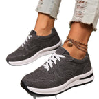 Damen Komfortable Freizeitsneaker