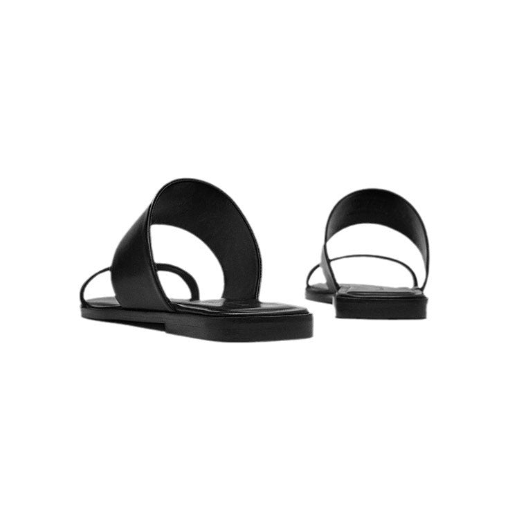 Damen elegante Riemensandalen mit breitem Obermaterial und geschmackvollem Design R&B