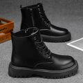 Damen Modische Winterstiefel mit robuster Profilsohle und praktischer Schnürung R&B