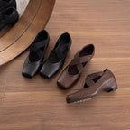 Damen Ballerinas mit gepolsterter Innensohle und elastischem Riemen R&B