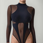 Damen Hightech Bodysuit mit innovativem Mesh-Design R&B